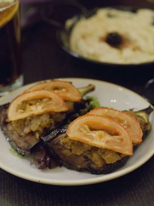 Imam Bayildi at Yeni Meze Bar at Yeni Restaurant in Edinburgh
