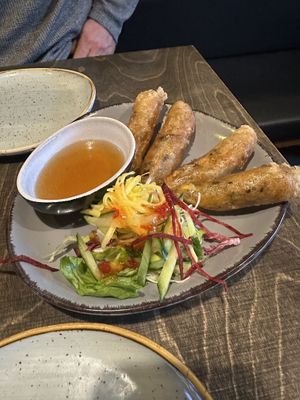 Crispy spring rolls  at Mom's - Vegan Cooking in Berlin