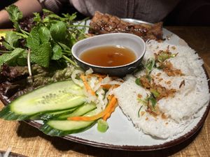 vegan duck with rice  at Mom's - Vegan Cooking in Berlin