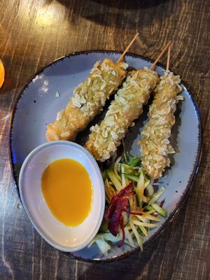 Tofu sticks with mango sauce at Mom's - Vegan Cooking in Berlin