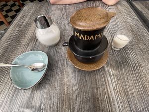 Very tasty Vietnamese Coffee  at Mom's - Vegan Cooking in Berlin