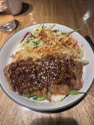 Fake ‘Duck’  with Raman noodles   at Mom's - Vegan Cooking in Berlin