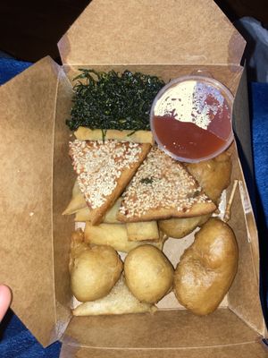 Starter sharer. Delicious !  at Oriental Fusion in South East London