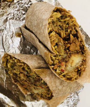 Hella Vegan Burrito at Curry Up Now - Valencia St in San Francisco