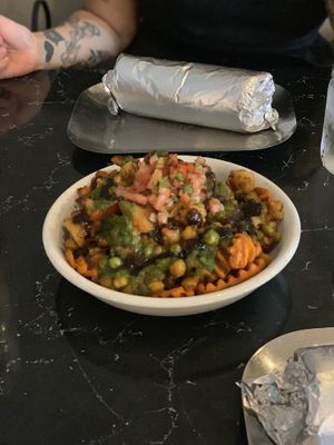 Vegan sexy fries at Curry Up Now - Valencia St in San Francisco