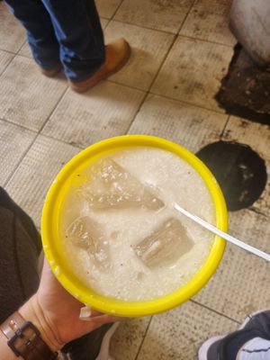 Pozole con coco at Pozole in Merida