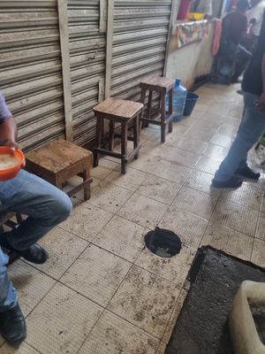 Seating area at Pozole in Merida