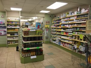 Inside  at The Health Warehouse Cafe in Darlington