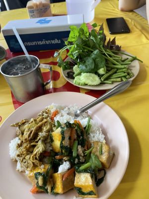   at Somkid Vegetarian in Krabi