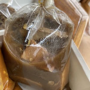 Herbal broth  at Somkid Vegetarian in Krabi