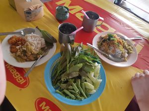 30 bath for a plate! at Somkid Vegetarian in Krabi