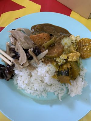 From buffet at Somkid Vegetarian in Krabi