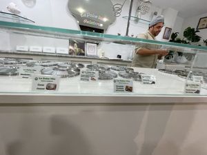 14 vegan options! Made with either soya or rice milkk  at La Dolce Vita Gelateria in Ostuni