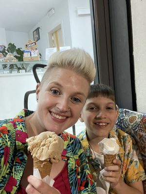 Happy Vegans!   at La Dolce Vita Gelateria in Ostuni