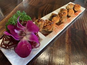 Firecracker balls at Thai Idea Vegetarian in San Francisco