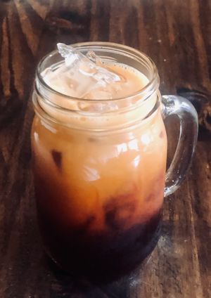 Thai Iced Tea with Soy Milk at Thai Idea Vegetarian in San Francisco