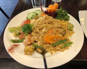 Tom Yum Fried Rice with Tofu at Thai Idea Vegetarian in San Francisco