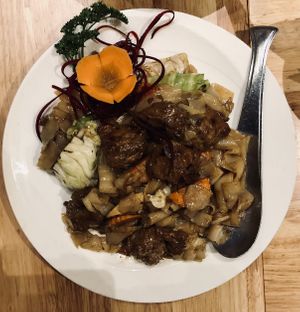 Pad see-ew at Thai Idea Vegetarian in San Francisco