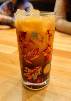 Thai Iced Tea at Thai Idea Vegetarian in San Francisco