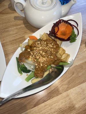 Vegan praram  at Thai Idea Vegetarian in San Francisco