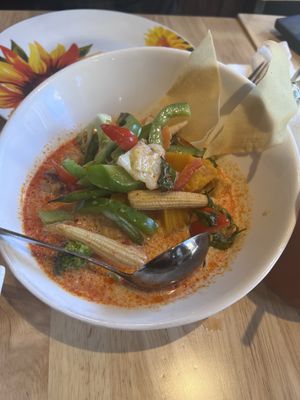 Pumpkin curry   at Thai Idea Vegetarian in San Francisco