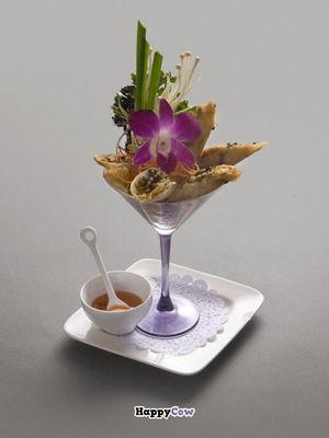 Spring roll appetizer at Thai Idea Vegetarian in San Francisco