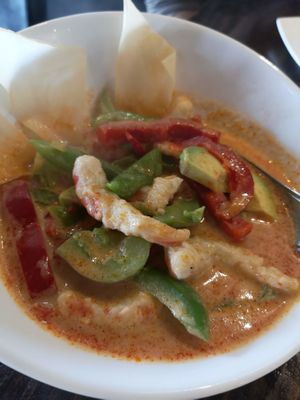 vegan shrimps at Thai Idea Vegetarian in San Francisco