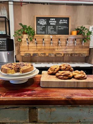  at Essential Vegan Cafe in East London