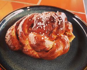 Cinnamon Bun at Essential Vegan Cafe in East London