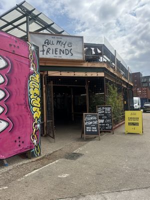   at Essential Vegan Cafe in East London