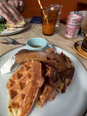   at Essential Vegan Cafe in East London