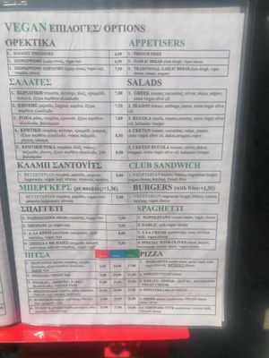 Menu - July 2025 at Pizza Fiesta in Kalampaka