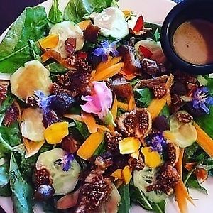 BIG Fresh & Fruity Salad  at Sweet Potato Kitchen in Hawi