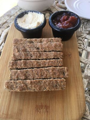 Breads and spreads  at Sweet Potato Kitchen in Hawi