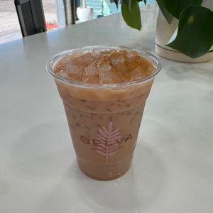 chai with oat milk   at Selva Coffee House in San Diego