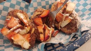 Postre at La Victoria-Taquería in Bogota