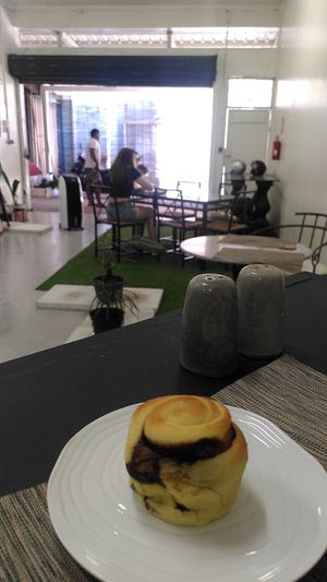 Roulé cannelle at Printemps gourmand in Tahiti