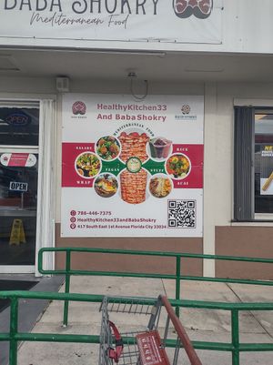 Contact details at Healthy Kitchen 33 & Baba Hhokry in Florida City