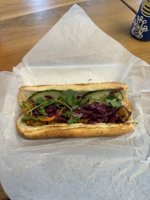 Tofu Banh Mi  at Plantiful Superfoods in Lynnwood