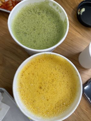 Zesty Dream and Tra Matcha  at Plantiful Superfoods in Lynnwood