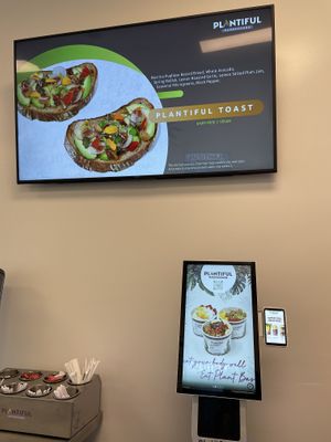 Order station  at Plantiful Superfoods in Lynnwood