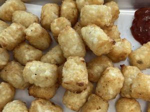 Tater tots  at Plantiful Superfoods in Lynnwood