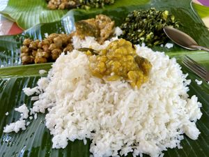 Curry and Rice   at Gaayathri Mess in Nuwara Eliya