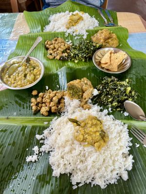 Curry and Rice   at Gaayathri Mess in Nuwara Eliya