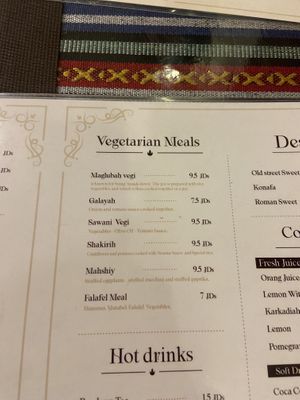 I had the top option maglubah Vegi.   at Old Street Cafe & Restaurant in Wadi Musa