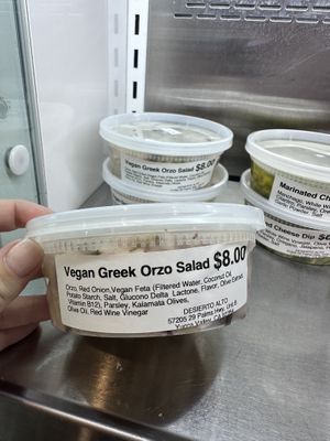 Salad option  at Desierto Alto in Yucca Valley