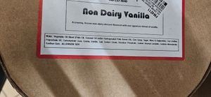 Ingredient list at Milkshake Factory in Ann Arbor