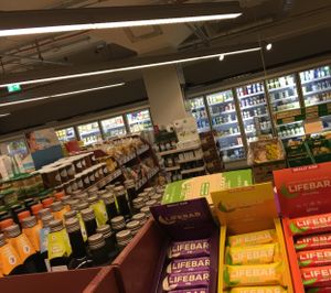 inside at Vorwerk Podemus BioBahnhof in Dresden