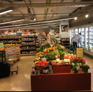 inside at Vorwerk Podemus BioBahnhof in Dresden