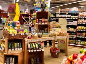 inside at Vorwerk Podemus BioBahnhof in Dresden